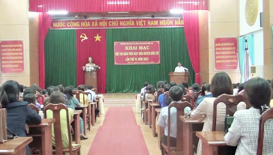 Lễ Khai mạc hội thi. Ảnh: Mỹ Duyên