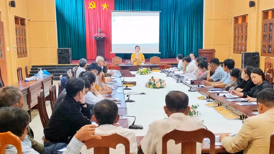 Quang cảnh lớp tập huấn. Ảnh: Hoàng Ngọc