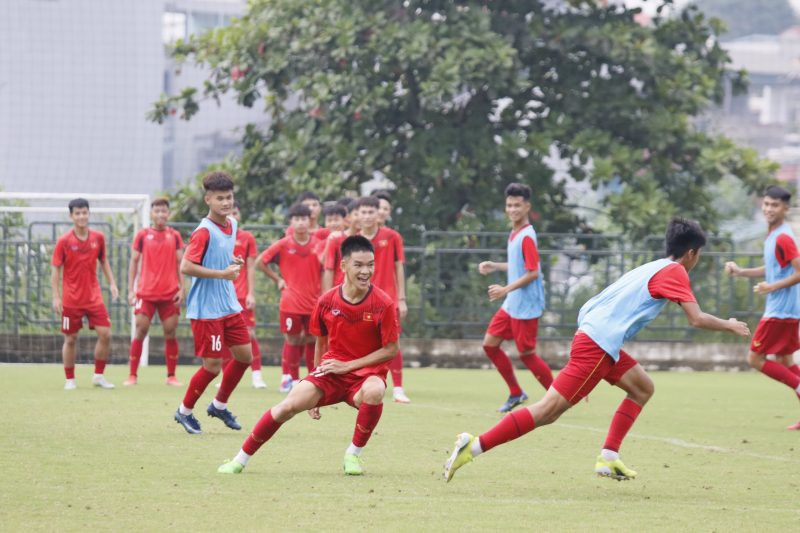 U17 Việt Nam hướng đến vòng loại U17 Châu Á 2023. Ảnh: VFF