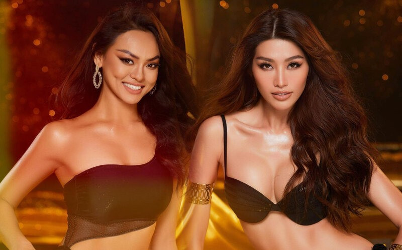 Quỳnh Châu, Mai Ngô tại Miss Grand Vietnam 2022. Ảnh: NSCC