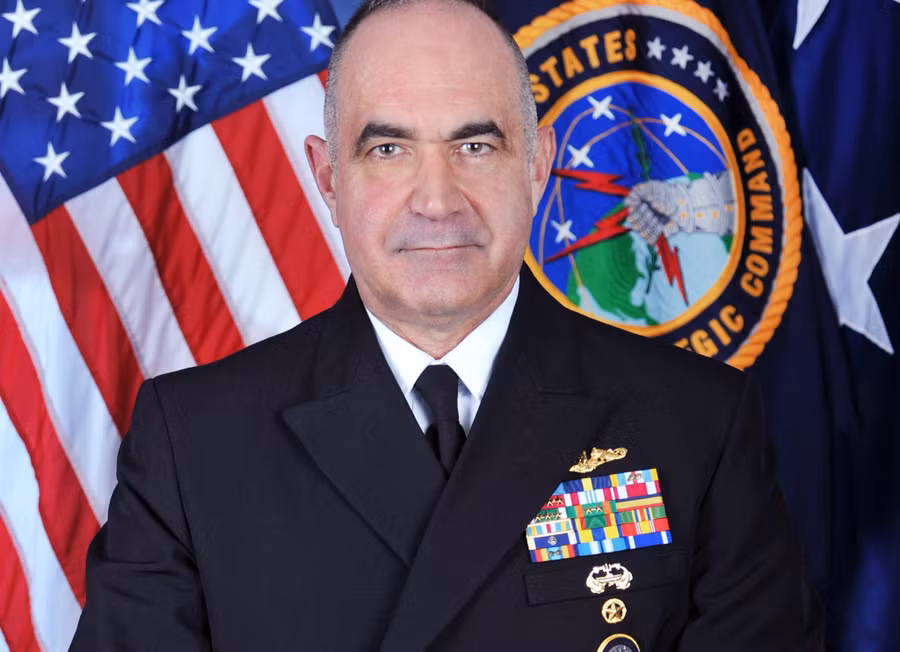 Tư lệnh Bộ Chỉ huy Chiến lược Mỹ, đô đốc Charles Richard. Ảnh Bộ Quốc phòng Mỹ