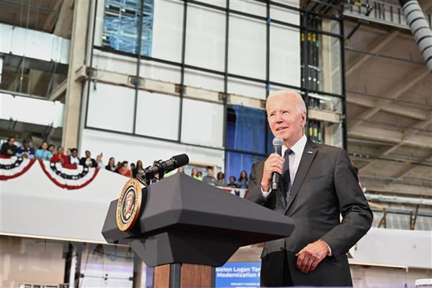  Tổng thống Mỹ Joe Biden. (Ảnh: AFP/TTXVN)