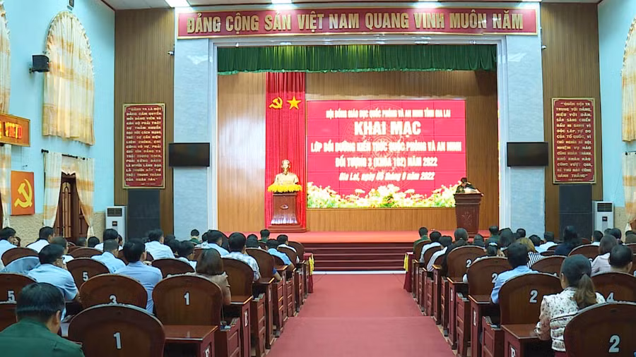 Quang cảnh buổi khai mạc. Ảnh: Thanh Tuyền