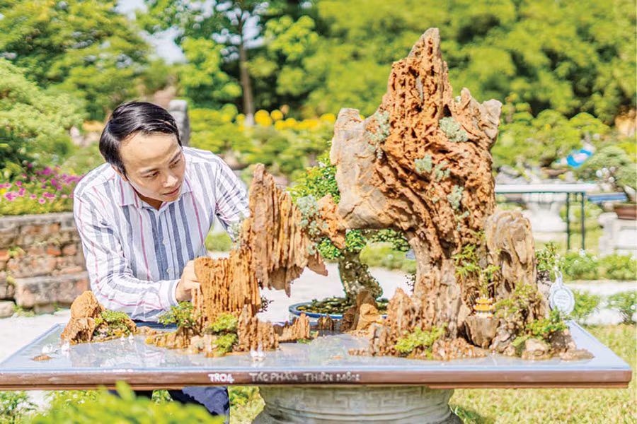 Hữu Duy với niềm đam mê bonsai, tiểu cảnh