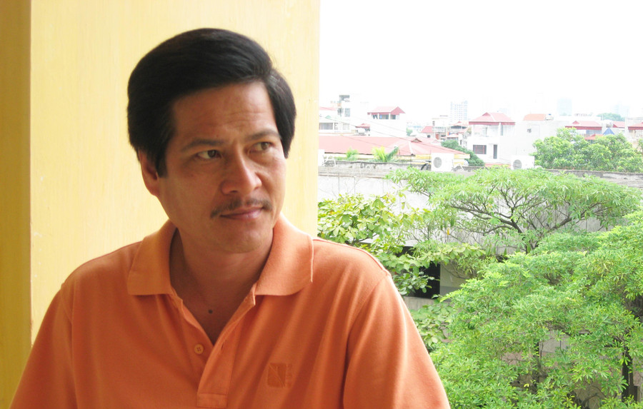 Nhà thơ Hương Đình. Ảnh: V.C.H