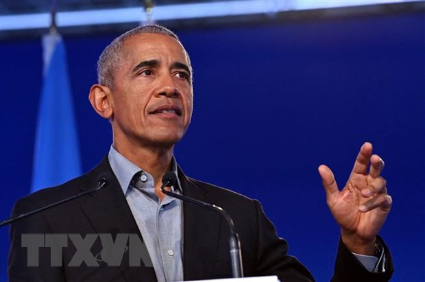 Cựu Tổng thống Mỹ Barack Obama. Ảnh AFP/TTXVN Cựu Tổng thống Mỹ Barack Obama. Ảnh AFP/TTXVN