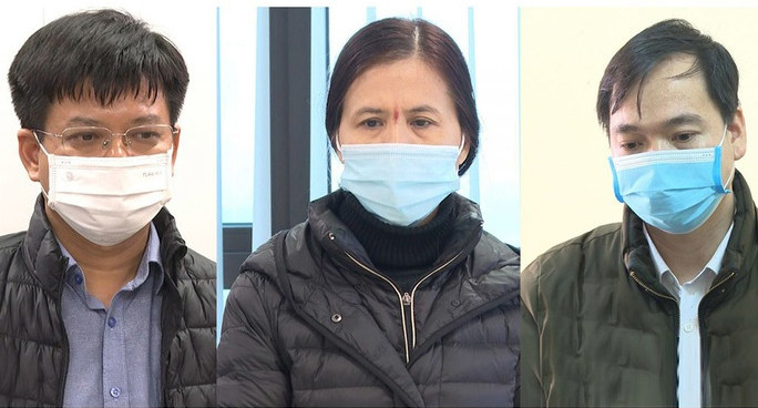  3 bị can trong vụ án bị khởi tố, bắt tạm giam trước đó