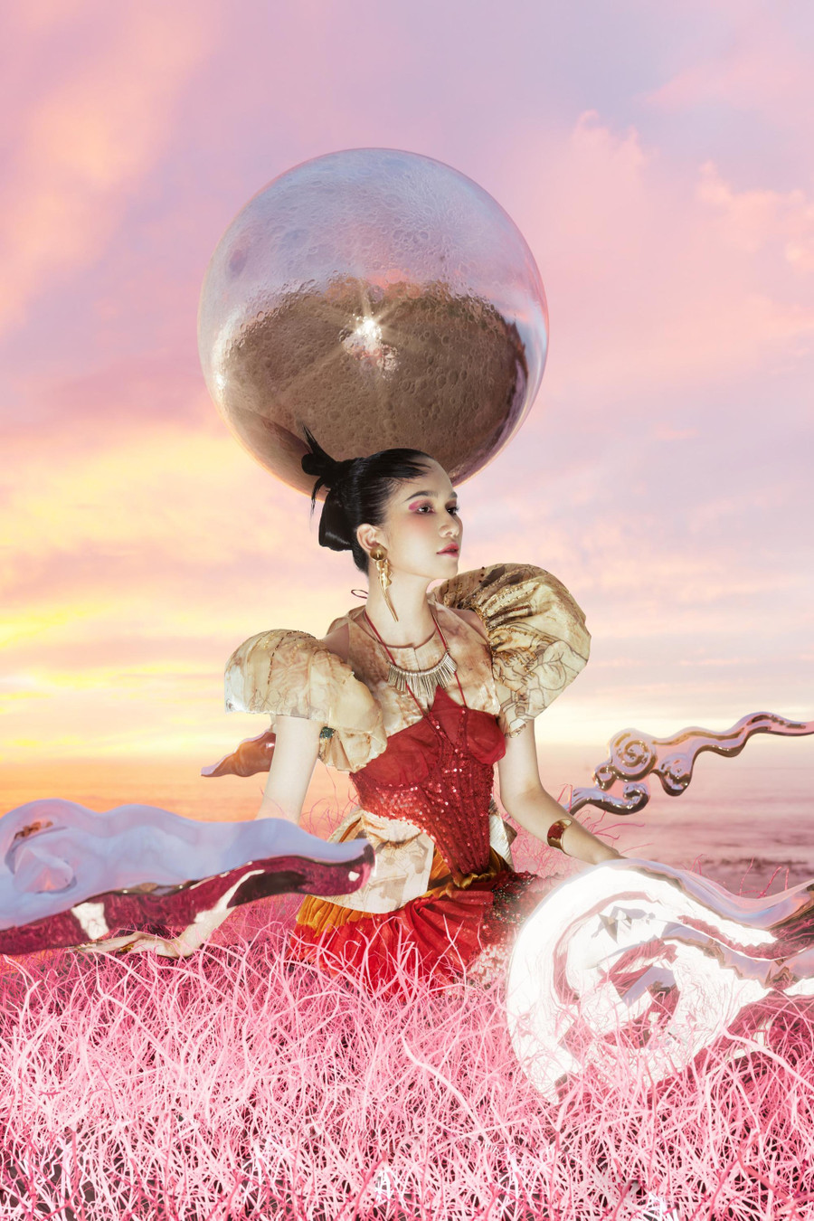 Có thể thấy, với hình tượng được xây dựng lần này, sẽ thể hiện được tinh thần chiến binh và sự quyết tâm của cô nàng khi sắp lên đường chinh chiến quốc tế vào cuối năm nay. 