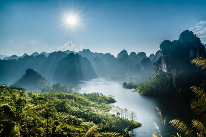 99 ngọn núi Ái Au. Ảnh: Cổng thông tin điện tử huyện Na Hang