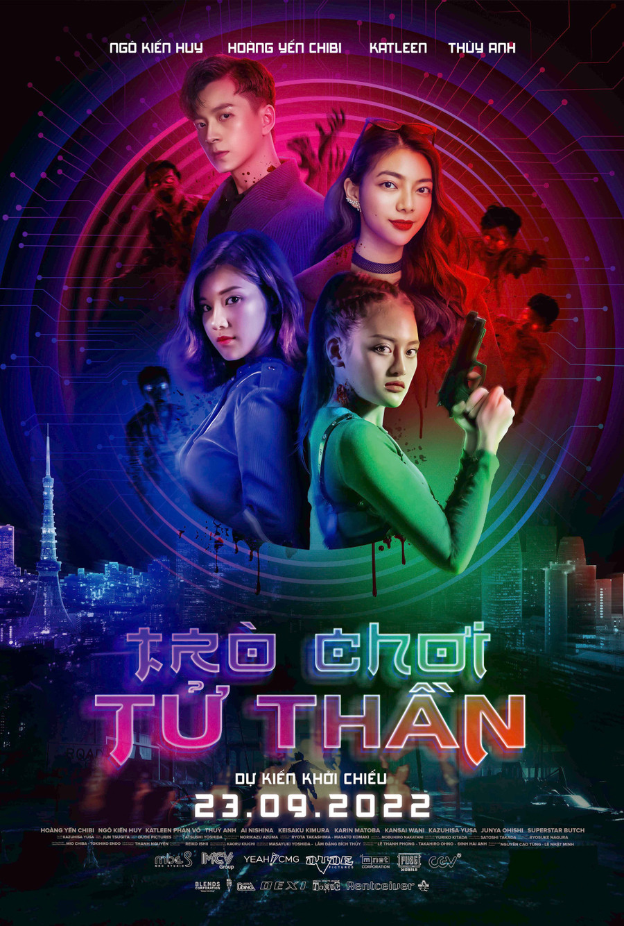 Poster chính thức của dự án điện ảnh Trò chơi tử thần. Ảnh: ĐPCC
