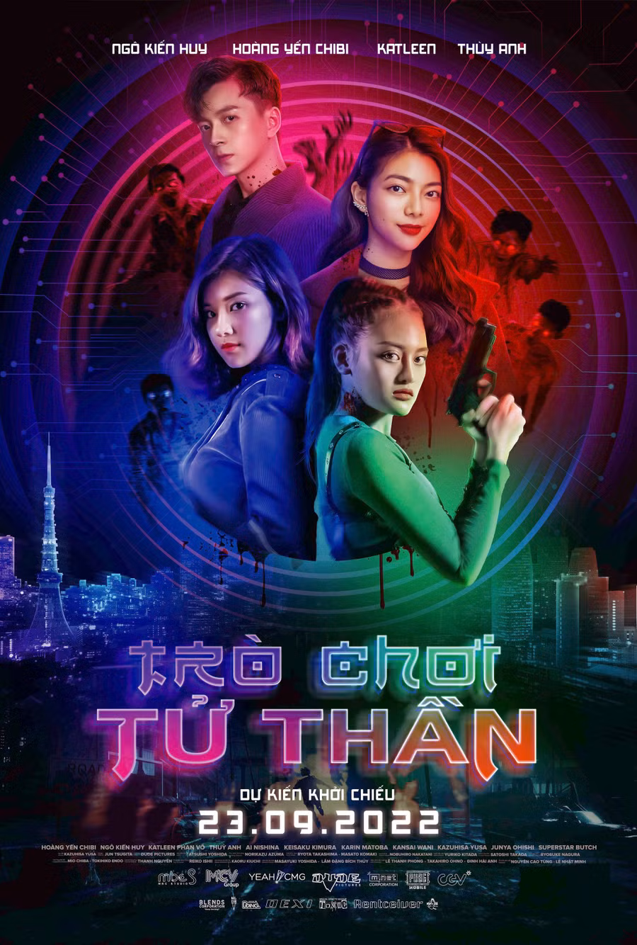 Poster chính thức của dự án điện ảnh Trò chơi tử thần. Ảnh: ĐPCC