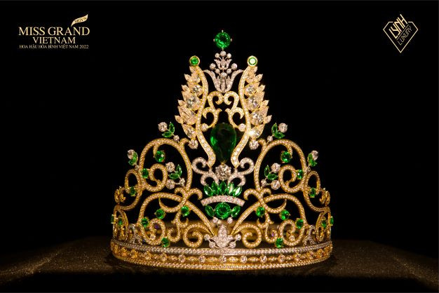 Vương miện giành cho Hoa hậu Hòa bình Việt Nam 2022
