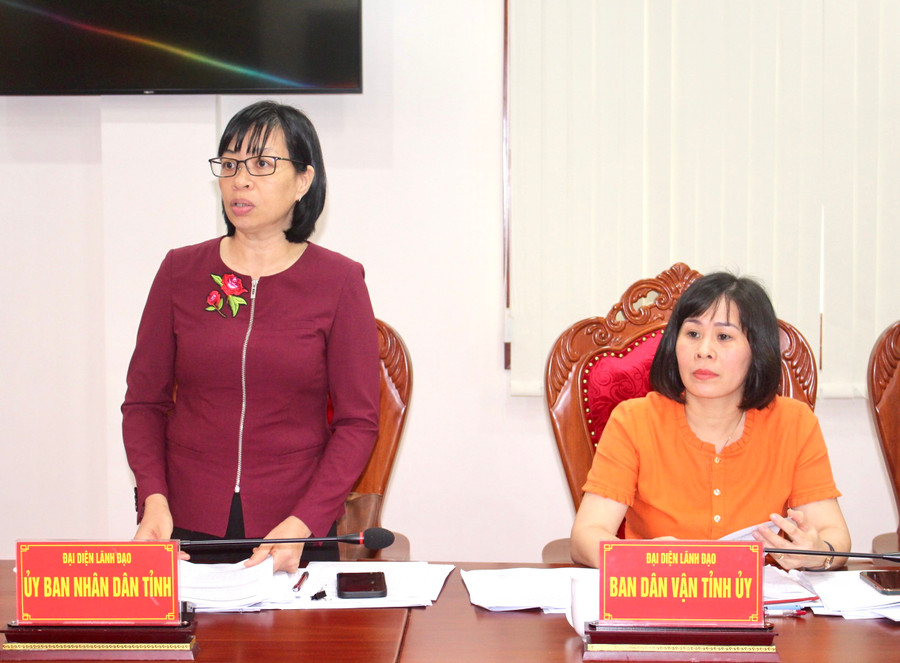 Đồng chí Nguyễn Thị Thanh Lịch-Phó Chủ tịch UBND tỉnh góp ý chương trình Đại hội Đoàn TNCS Hồ Chí Minh tỉnh Gia Lai lần thứ XV, nhiệm kỳ 2022-2027. Ảnh Phan Lài