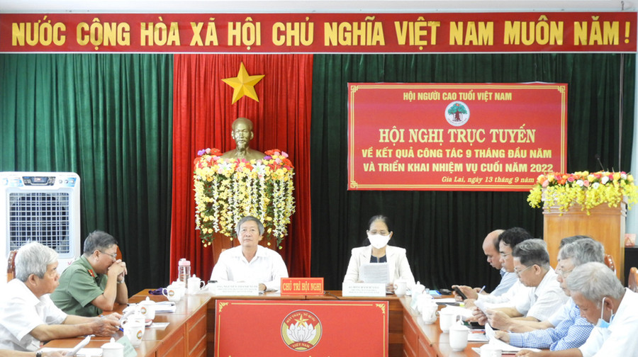 Quang cảnh hội nghị tại điểm cầu tỉnh Gia Lai. Ảnh: Thanh Nhật  Quang cảnh hội nghị tại đầu cầu tỉnh Gia Lai. Ảnh: Thanh Nhật