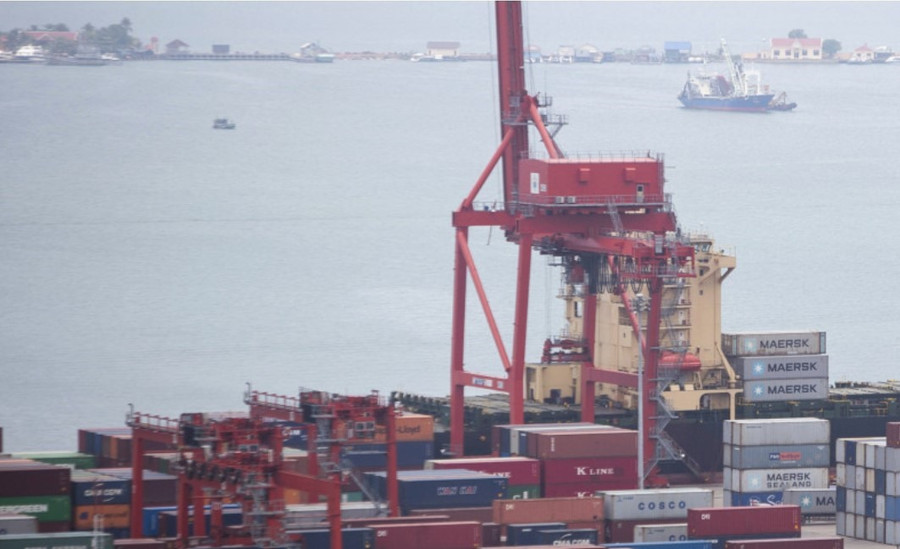  Cảng Sihanoukville, Campuchia. Ảnh chụp màn hình