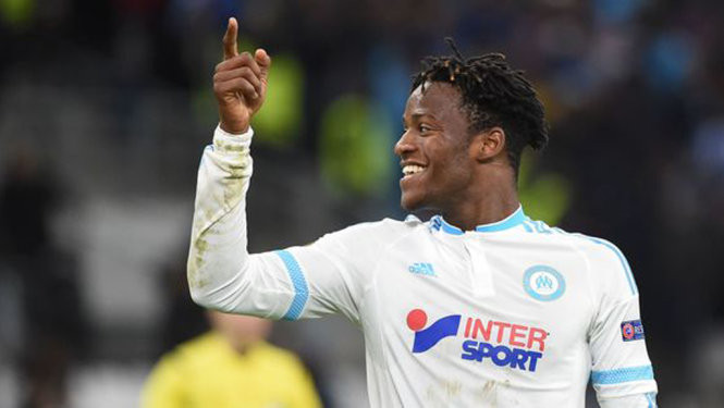 Batshuayi trong màu áo Marseille. Ảnh: Getty Images
