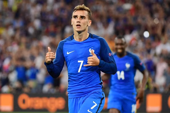 Tiền đạo: ), Antoine Griezmann (Pháp).
