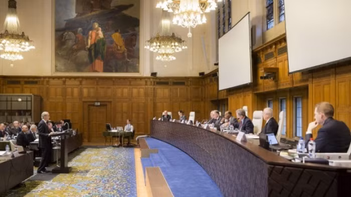 Một phiên xét xử của PCA.