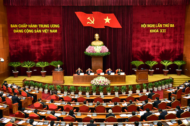 Hội nghị lần thứ 3 Ban Chấp hành Trung ương Đảng khóa XII diễn ra từ ngày 4 đến 9-7.