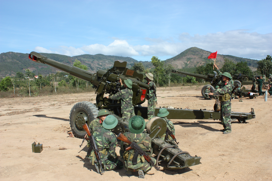 Huấn luyện sẵn sàng chiến đấu. Ảnh: V.H