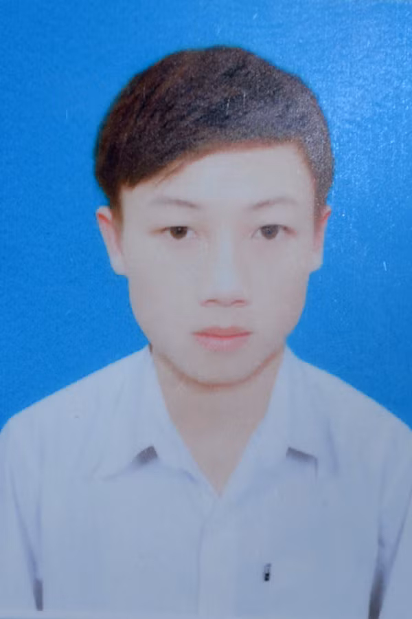 Em Nguyễn Quốc Huy-một trong số 2 sinh viên mất tích do sóng lớn tại bãi biển Quy Nhơn (ảnh do gia đình nạn nhân cung cấp).