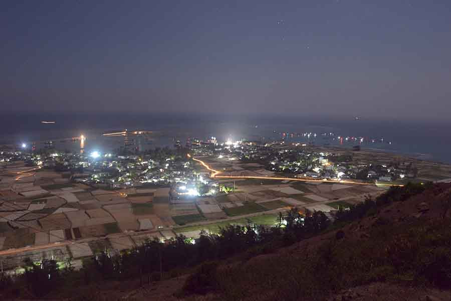 Một góc đảo Lý Sơn về đêm. Ảnh: N.T Một góc đảo Lý Sơn về đêm. Ảnh: N.T