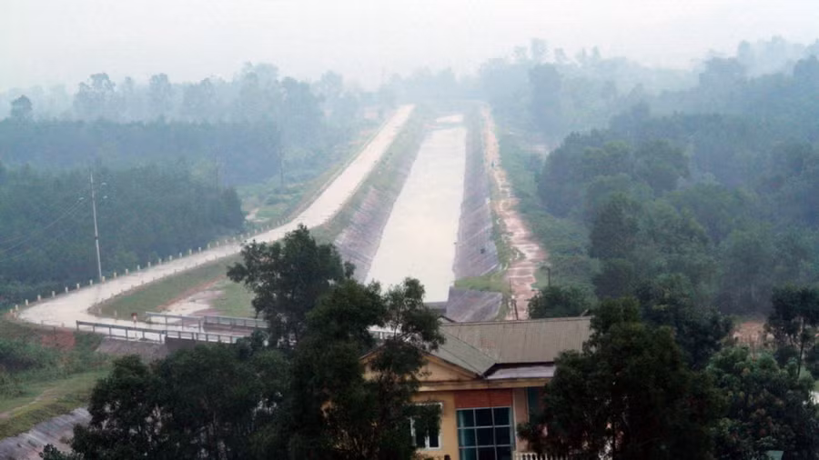 Chỉ sau hai năm khởi công, nước Kẻ Gỗ đã về đồng.