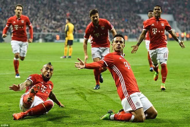 Bayern Munich giành chiến thắng tưng bừng. (Nguồn: EPA) Bayern Munich giành chiến thắng tưng bừng. (Nguồn: EPA)