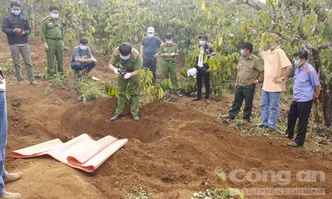 Hiện trường nơi Đức chôn xác anh Hành