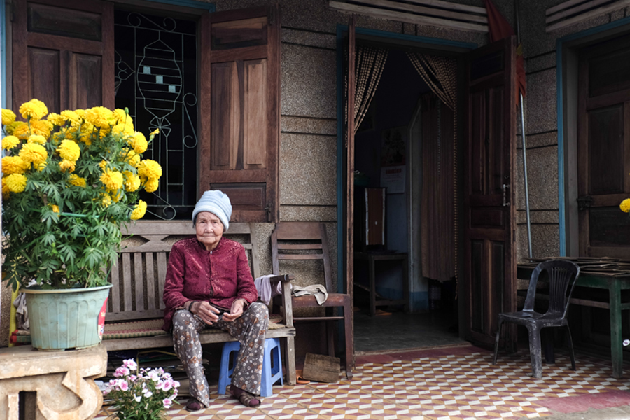 Căn nhà có mặt tiền đá rửa tại số 79 Lê Thánh Tôn. Ảnh: H.N Căn nhà có mặt tiền đá rửa tại số 79 Lê Thánh Tôn. Ảnh: H.N