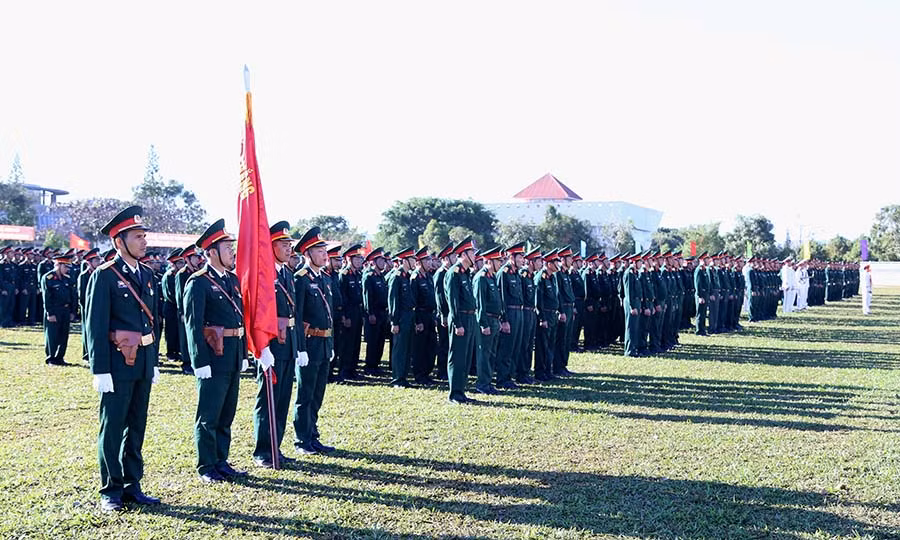 Quang cảnh buổi lễ. Ảnh: V.D.H