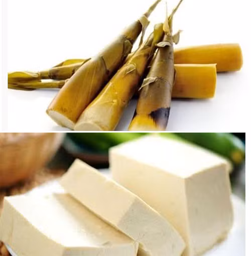 1 Đậu phụ không nên ăn chung với măng vì dễ tạo thành sỏi thận.