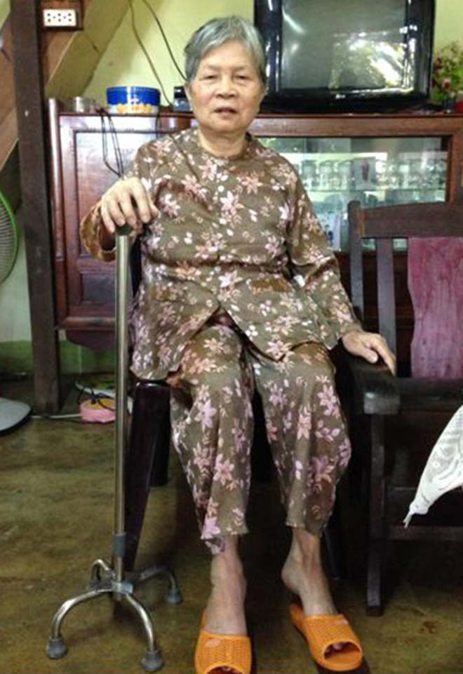 Bà Nguyễn Thị Thiện. Ảnh: P.D.T Bà Nguyễn Thị Thiện. Ảnh: P.D.T