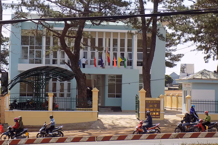 Trụ sở tiếp công dân mới của tỉnh tại phường Ia Kring, TP.Pleiku. Ảnh: T.N