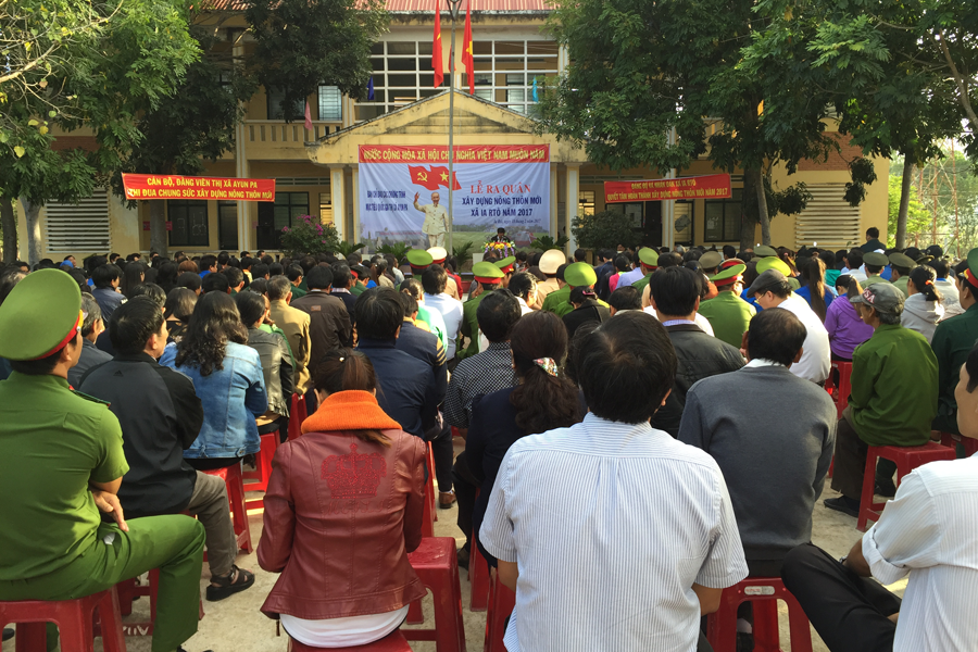 Quang cảnh buổi lễ. Ảnh: Q.T Quang cảnh buổi lễ. Ảnh: Q.T