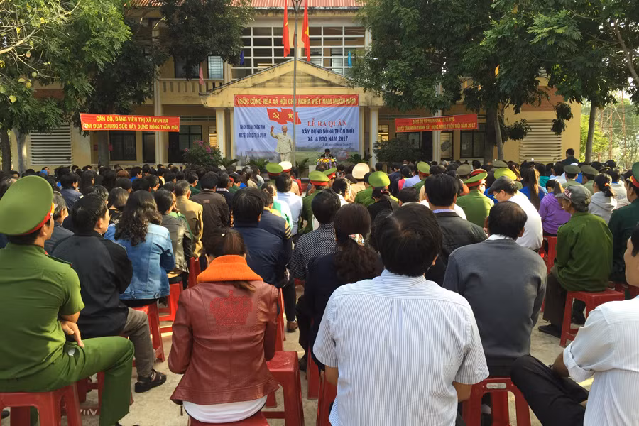 Quang cảnh buổi lễ. Ảnh: Q.T