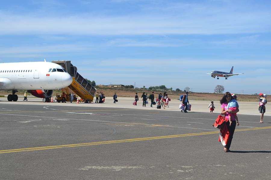 Cảng Hàng không Pleiku. Ảnh: Hoàng Cư Ảnh: Hoàng Cư