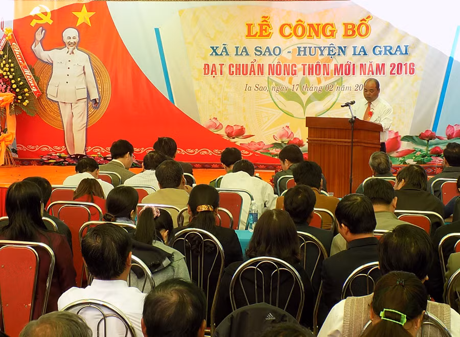 Toàn cảnh buổi lễ. Ảnh: T.N Toàn cảnh buổi lễ. Ảnh: T.N