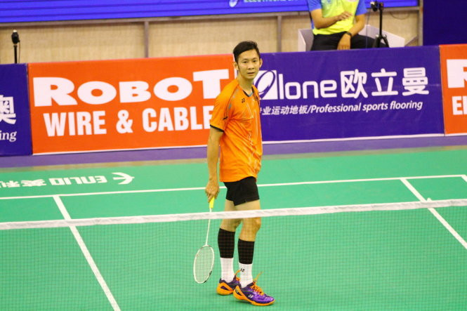 Nỗi thất vọng của Tiến Minh khi để thua Avihingsanon Suppanyu. Ảnh: T.P Nỗi thất vọng của Tiến Minh khi để thua Avihingsanon Suppanyu. Ảnh: T.P