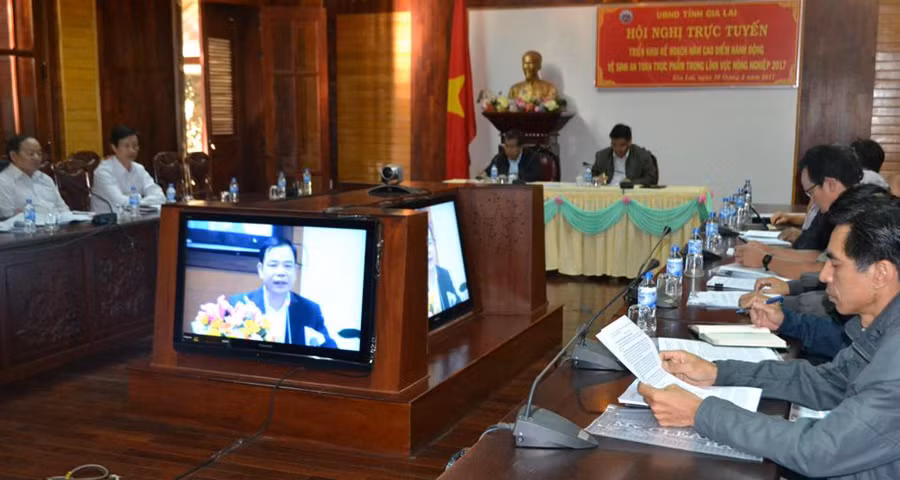 Quang cảnh hội nghị. Ảnh: L.N