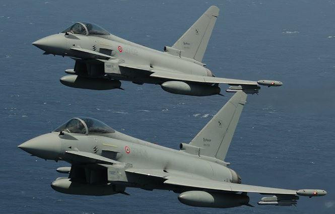  Chiến đấu cơ Eurofighter. Ảnh: Twitter