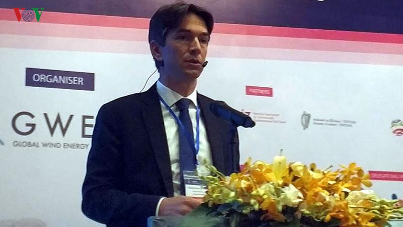 Ông Thibault Desclee de Maredsous, Giám đốc tiếp thị Công ty GE Renewable Energy.