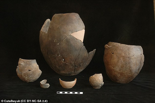  Đồ gốm thu thập được trong thành phố cổ - ảnh do nhóm nghiên cứu cung cấp