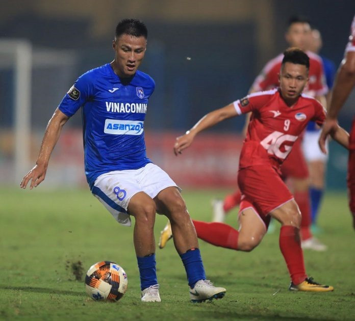  Mạc Hồng Quân đã có được 5 bàn thắng cho Than Quảng Ninh tại V.League 2019. Ảnh: VPF