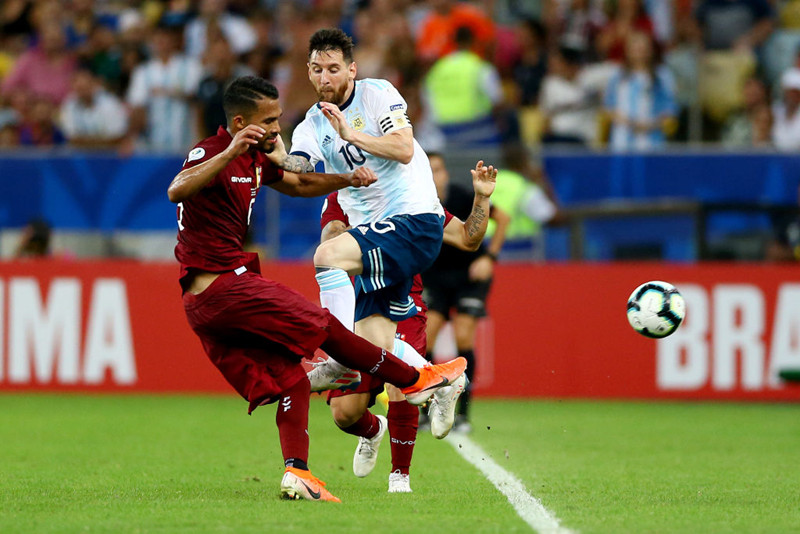 Chưa cần sự tỏa sáng của Messi, Argentina vẫn có vé vào bán kết Copa America. (Ảnh: Getty) Chưa cần sự tỏa sáng của Messi, Argentina vẫn có vé vào bán kết Copa America. (Ảnh: Getty)