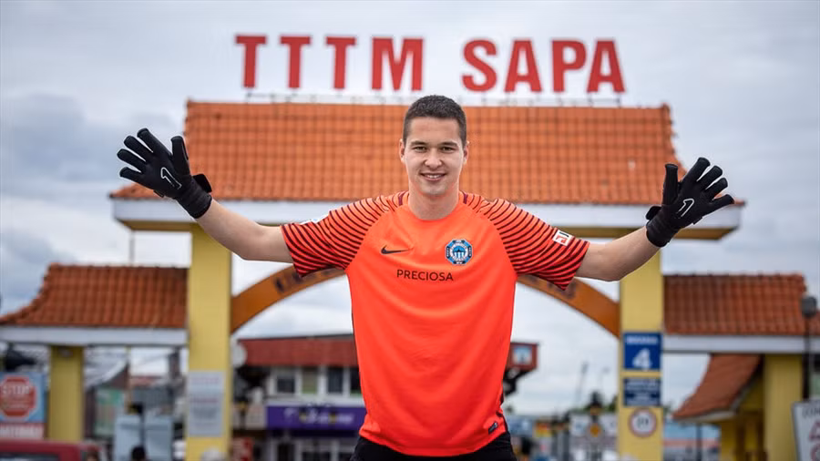 Filip Nguyễn là thủ môn Việt kiều đang nhận được nhiều sự chú ý. Ảnh: TL 