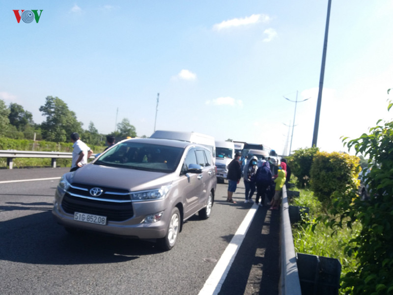 Hiện trường vụ tai nạn.