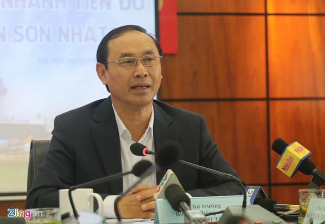 Thứ trưởng Bộ GTVT Lê Đình Thọ. Ảnh: Hiếu Công.