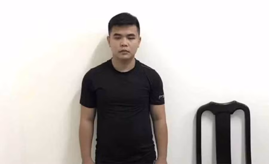 Phương bị bắt giữ - Ảnh: Công an TP Nha Trang