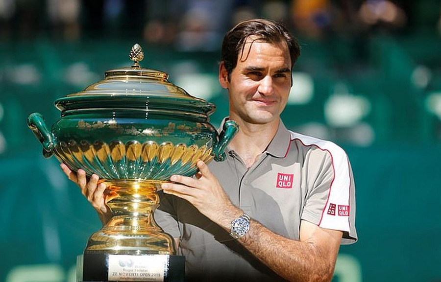 Federer giành chức vô địch tại Halle Open thứ 10 trong sự nghiệp. (Nguồn: Reuters)  Federer giành chức vô địch tại Halle Open thứ 10 trong sự nghiệp. (Nguồn: Reuters)